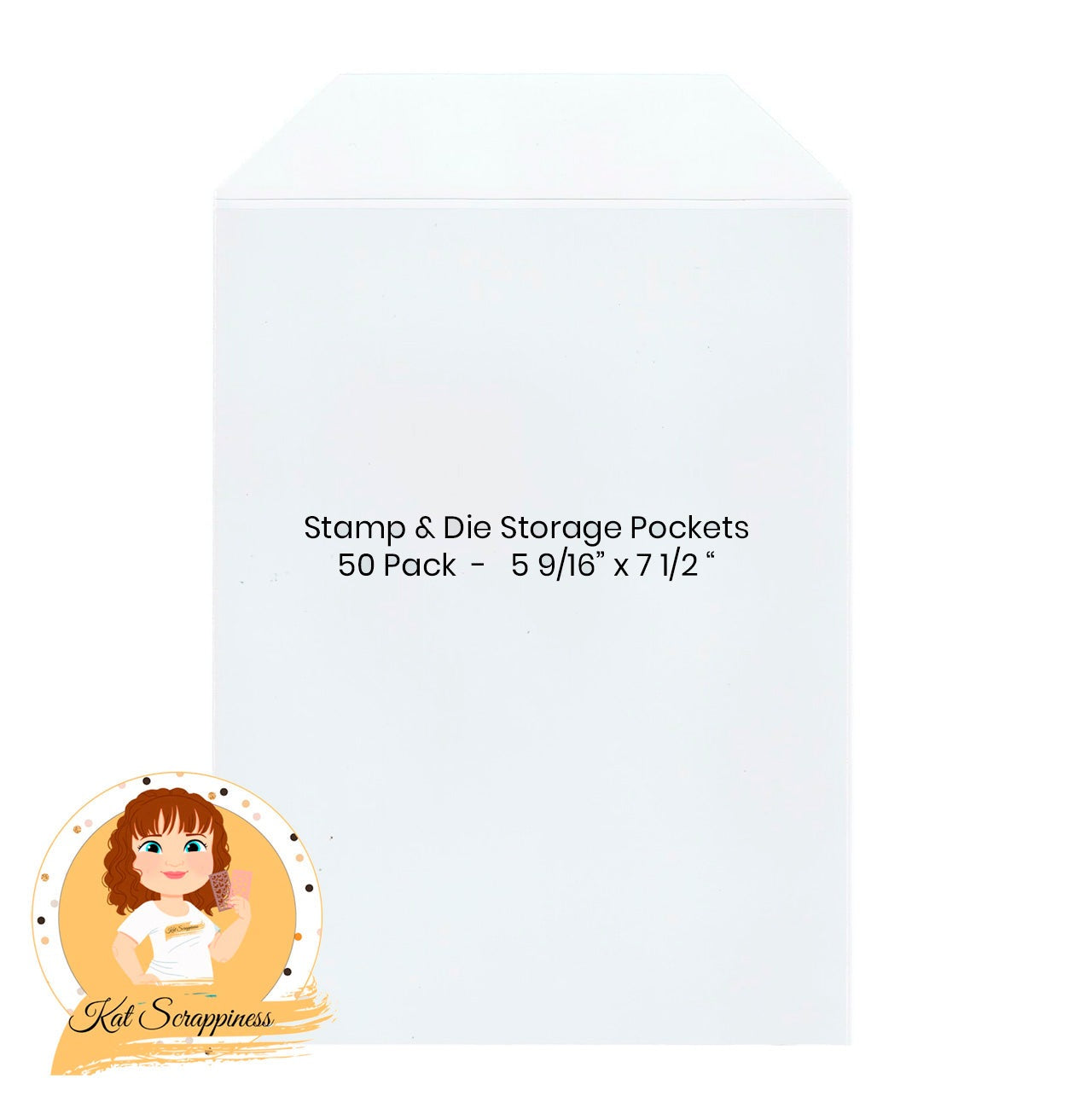 Kat Scrappiness Stamp & Die Storage Pockets - 50/Pkg
