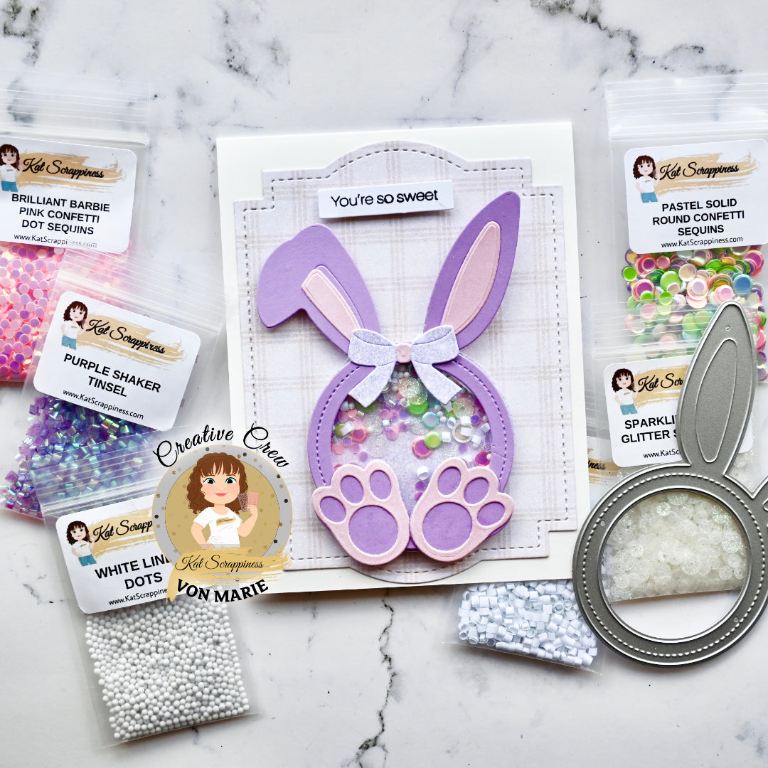 Easter Bunny Shaker Card Craft Dies