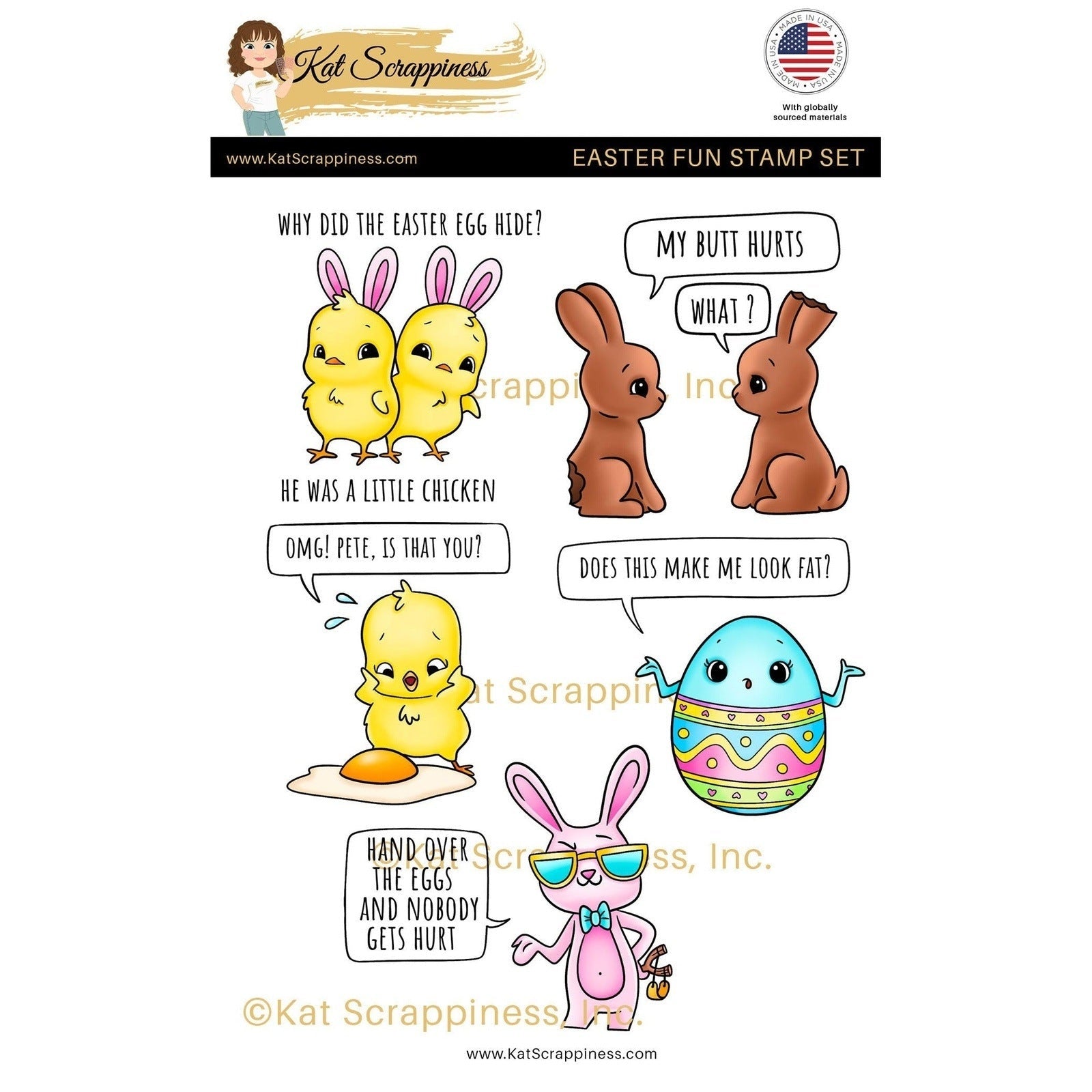 Easter Fun 6x8 Stamp Set