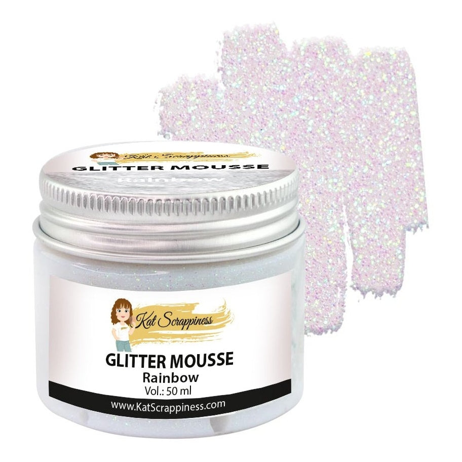 Sparkling Snow (Rainbow) Glitter Mousse