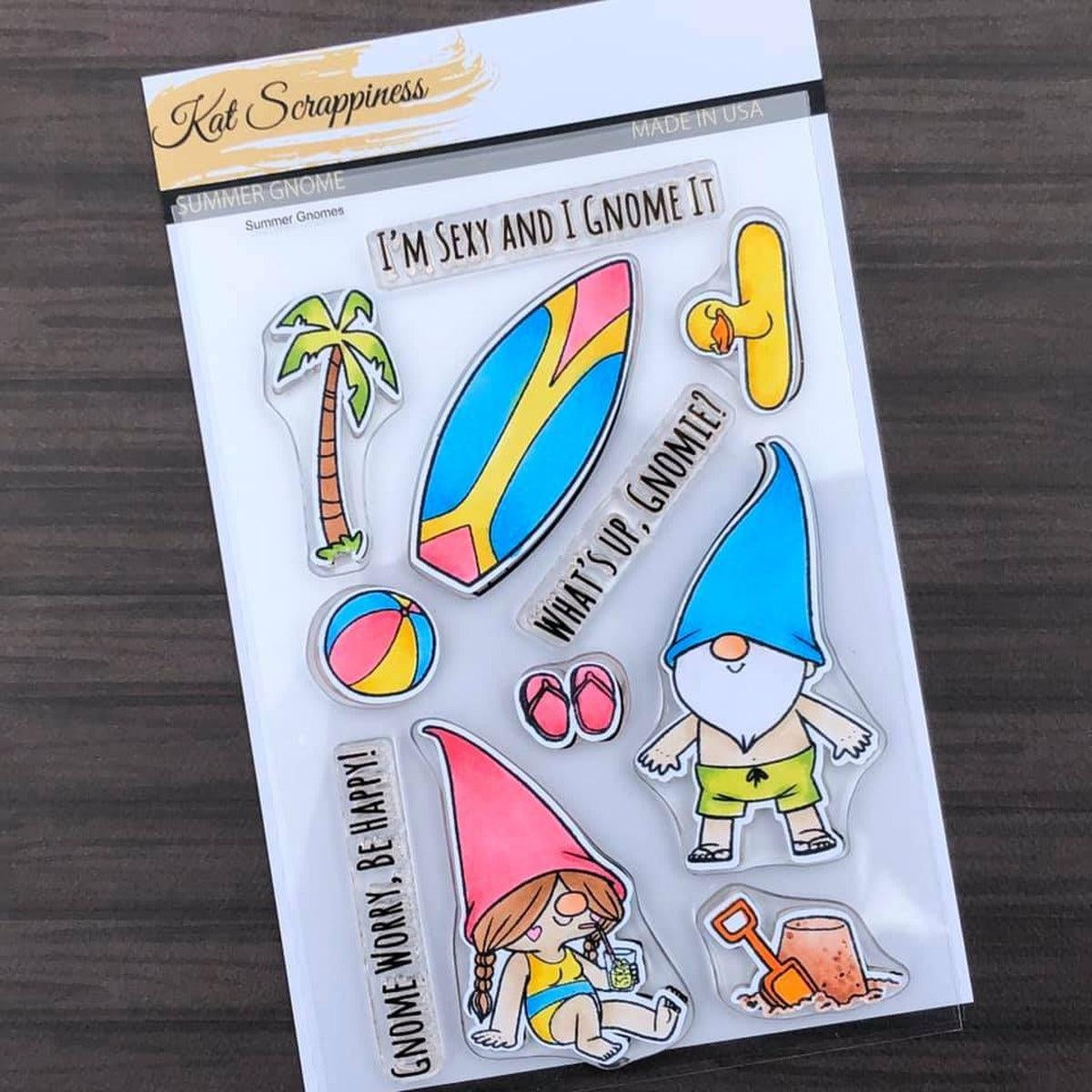 Summer Gnome Stamp Set