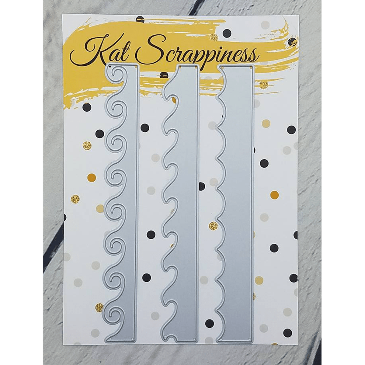 A2 Wave Border Craft Dies - CLEARANCE!