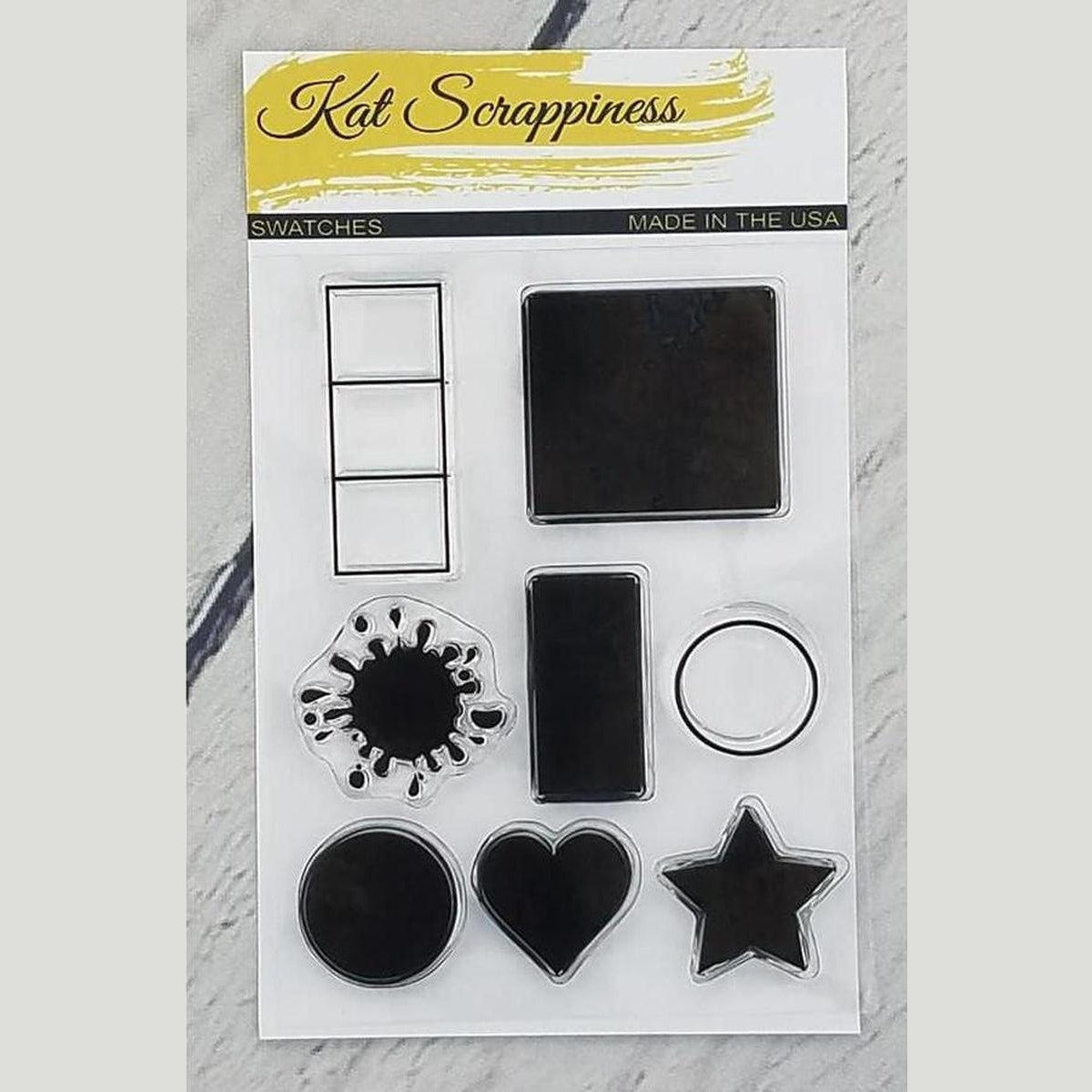 Ink Swatch 3x4 Clear Stamps