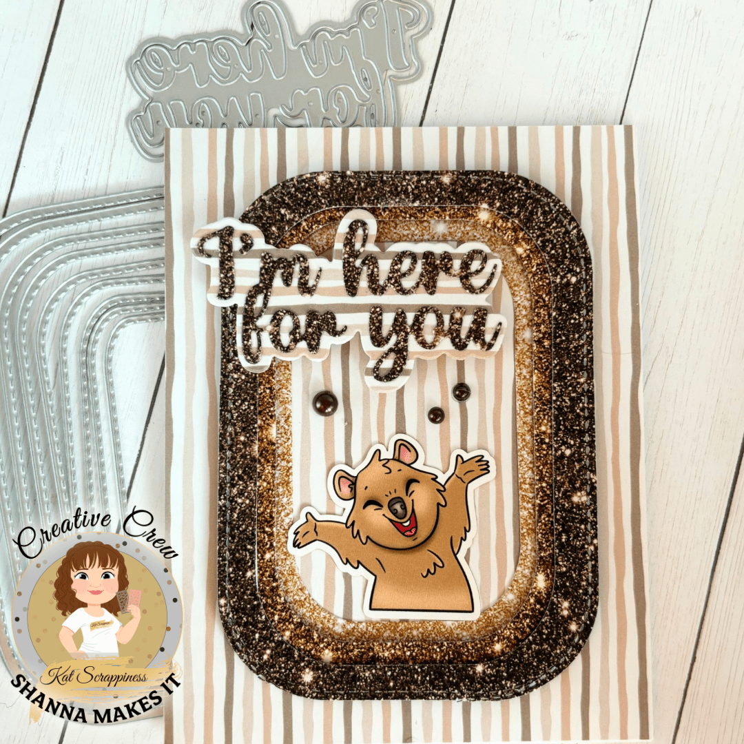 Stitched Rounded Rectangle Nesting Dies