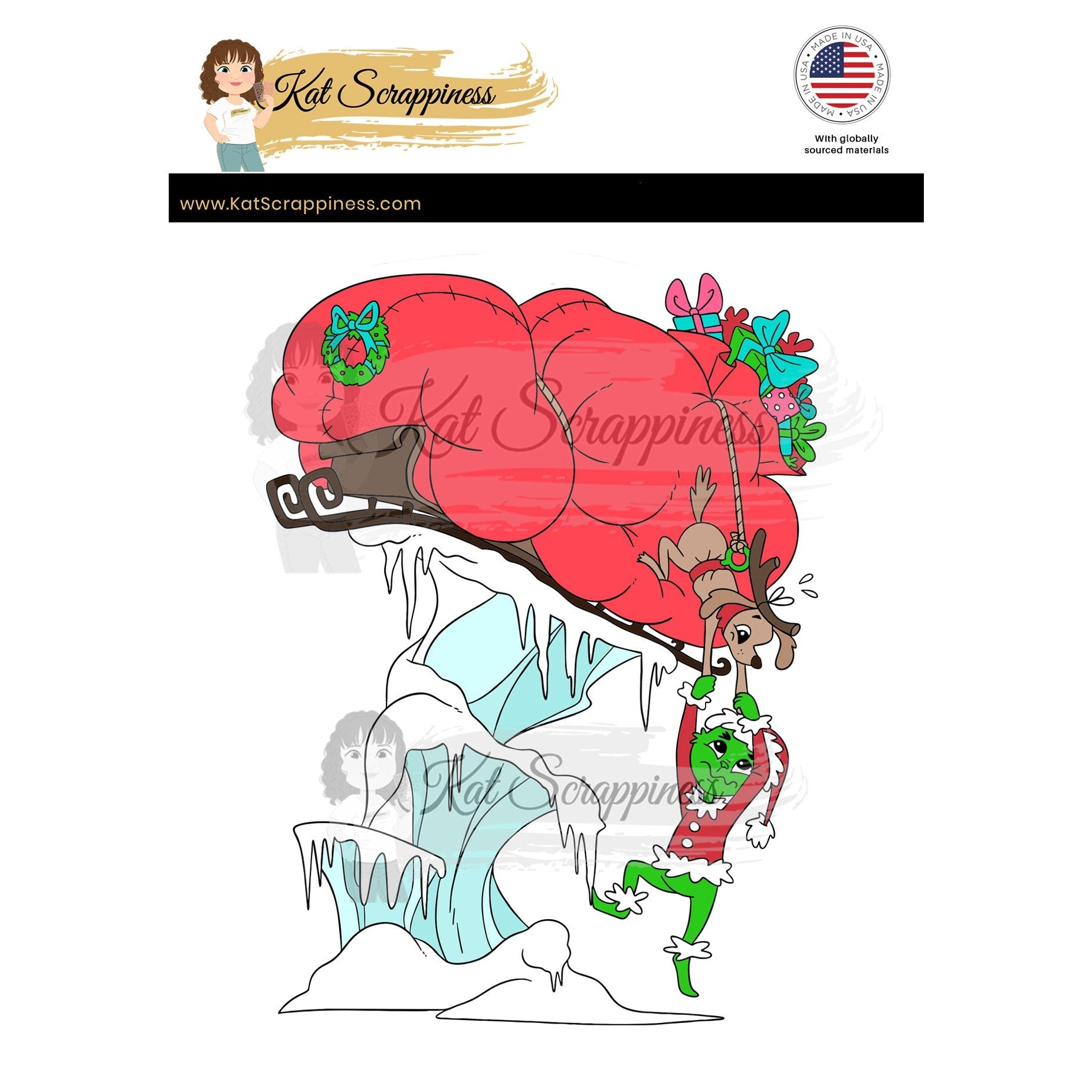 Mt Crumpit 3x4 Stamp Set
