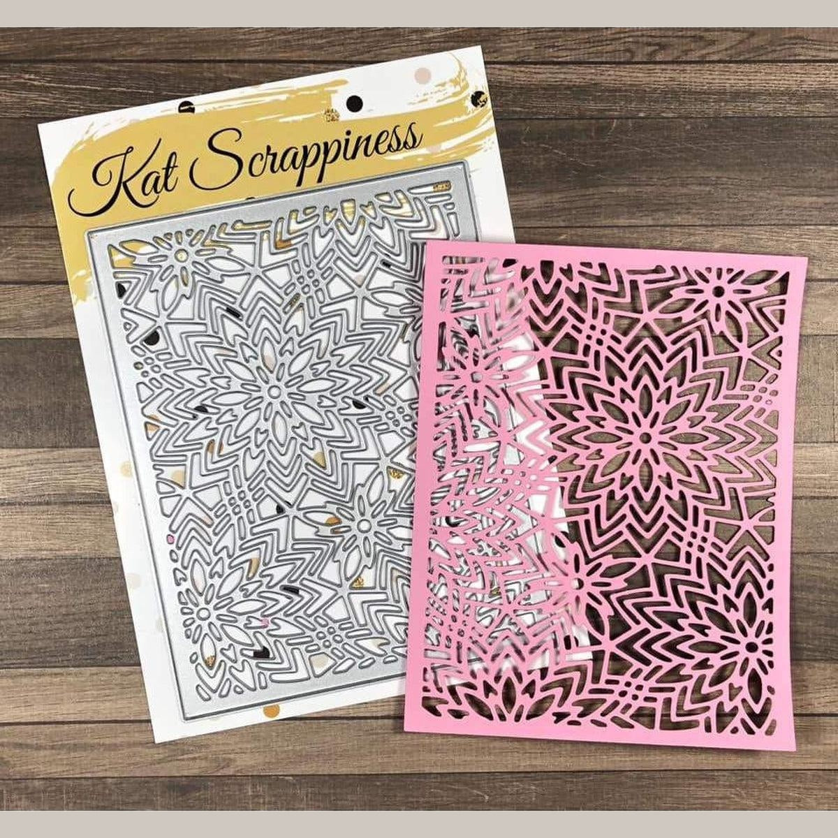 Fancy Floral Background Craft Die