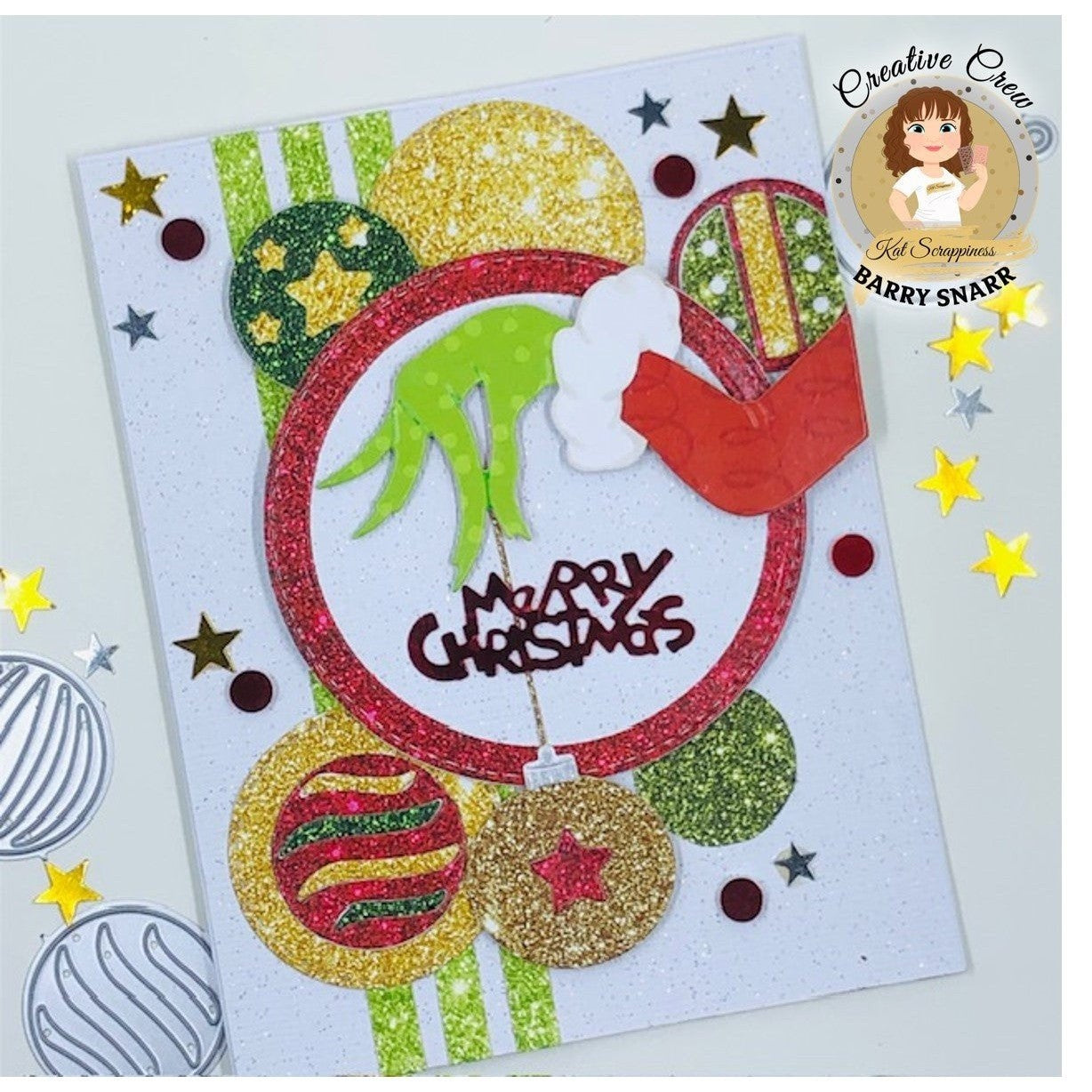 Layered Christmas Ornaments Craft Dies