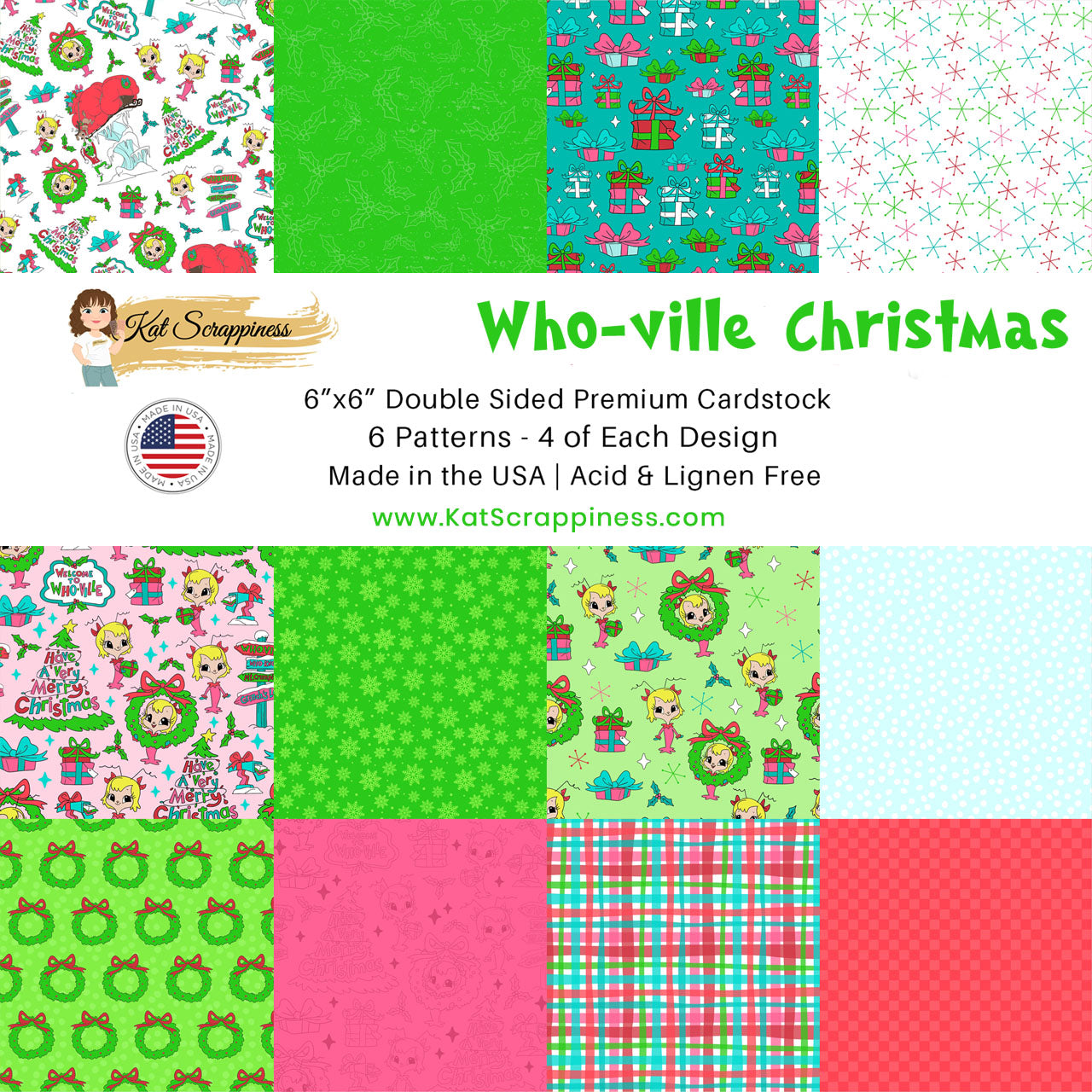 Who-Ville 6x6 Paper Pad