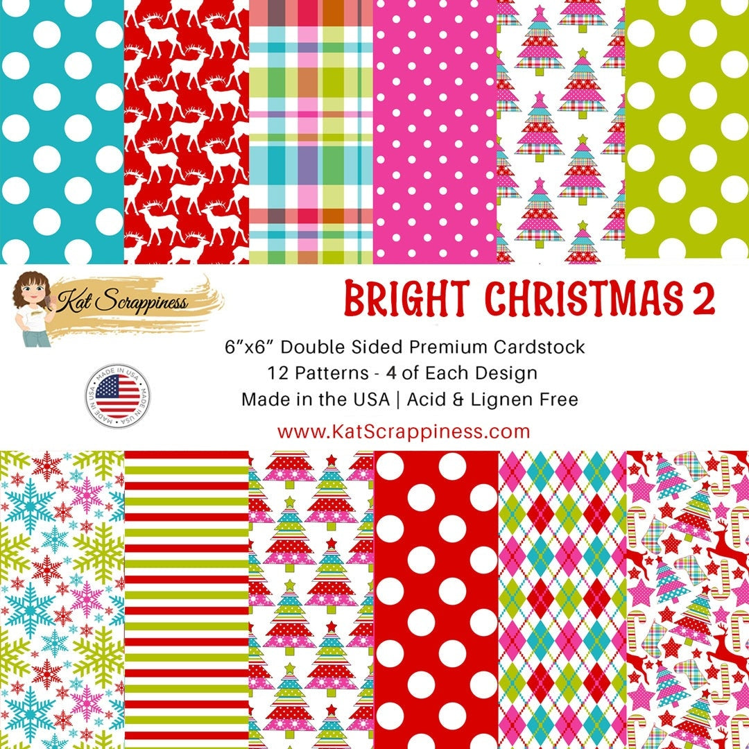 Bright Christmas 2 6x6 Paper Pad