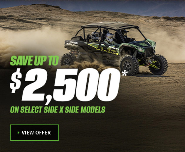 Save Up To $2,000 On Select Side X Side Models