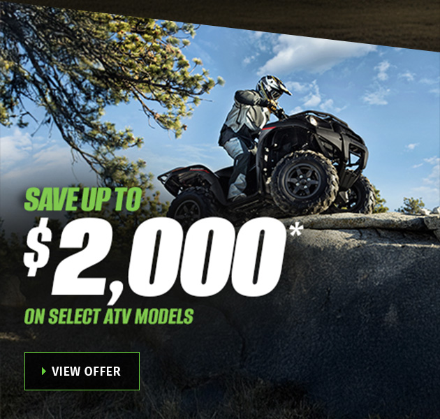 Save Up To $2,000 On Select ATV Models