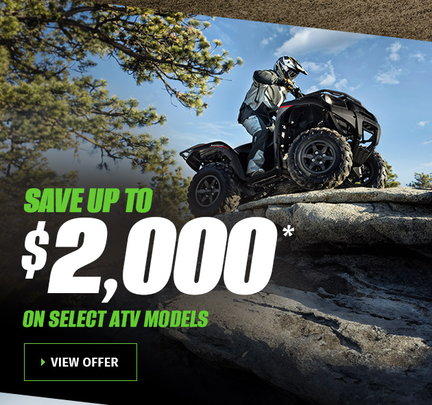 Save Up To $2,000 On Select ATV Models