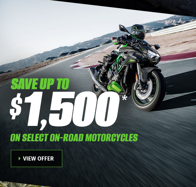 Save Up To $1,500 On Select On-Road Motorcycles