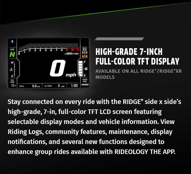 Seamless Connectivity With 7-Inch Full-Color TFT Display