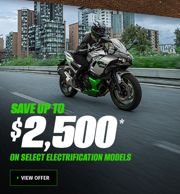 SAVE UP TO $2,500* ON SELECT ELECTRIFICATION MODELS