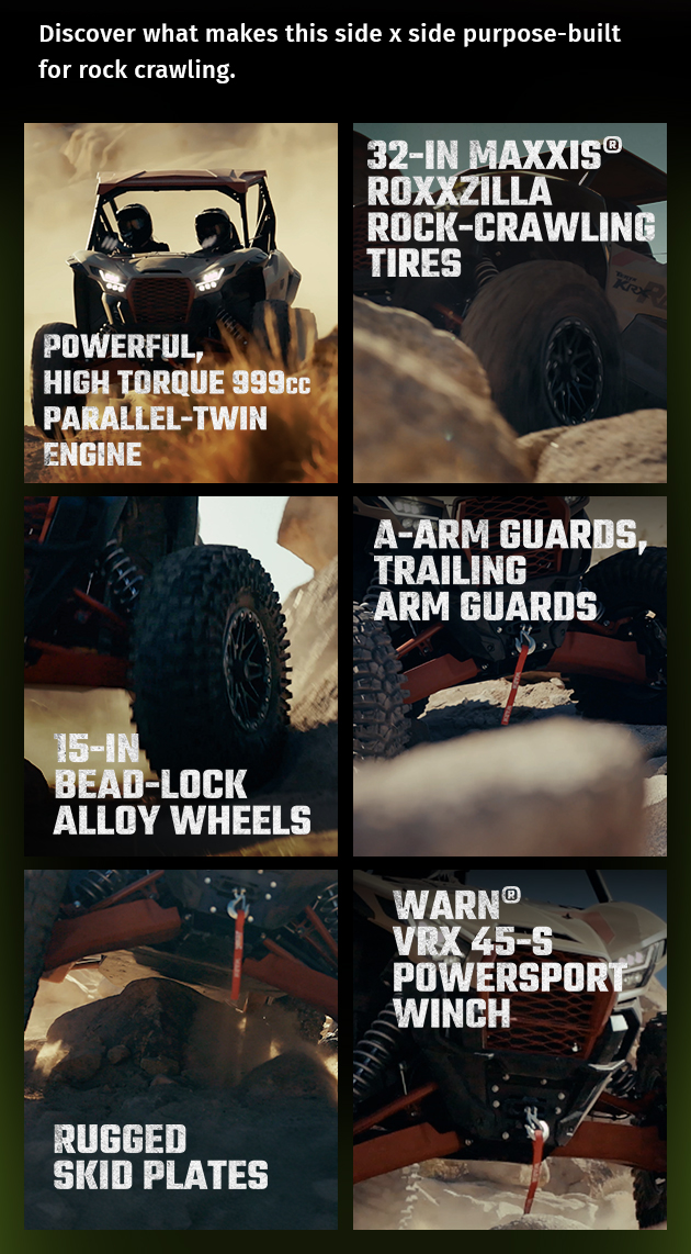 Teryx KRX® 1000 Rock Edition Top Features