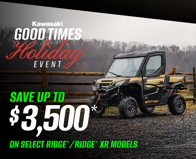 SAVE UP TO $3,500* ON SELECT RIDGE® / RIDGE® XR MODELS