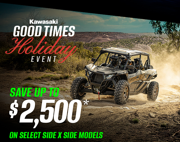 SAVE UP TO $2,500* ON SELECT SIDE X SIDE MODELS