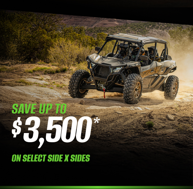 SAVE UP TO $3,500* ON SELECT SIDE X SIDES