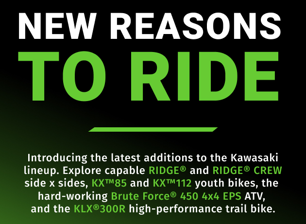New Reasons to Ride