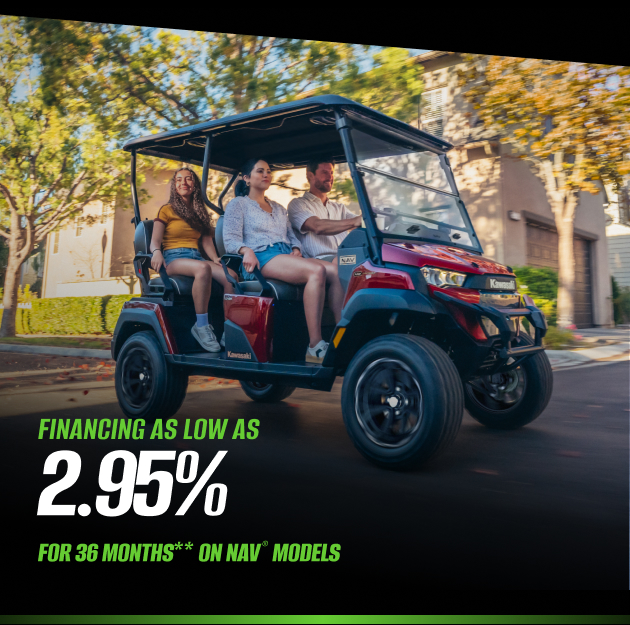 FINANCING AS LOW AS 2.95% FOR 36 MONTHS** ON NAV® MODELS