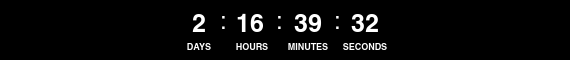 72 Hour Countdown Timer