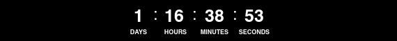 72 Hour Countdown Timer