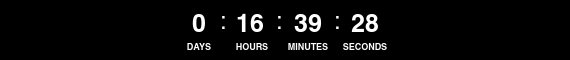 72 Hour Countdown Timer