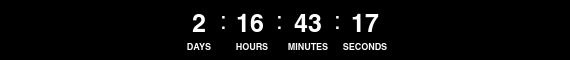 72 Hour Countdown Timer