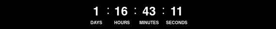 72 Hour Countdown Timer