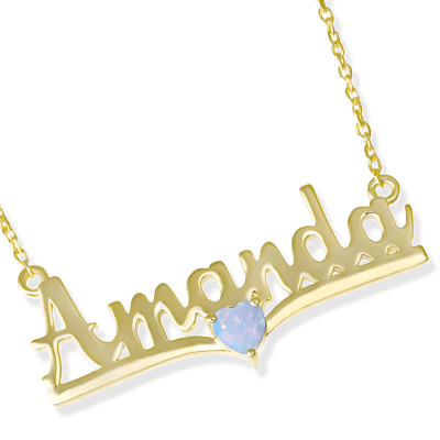 Custom necklace 'Amanda'