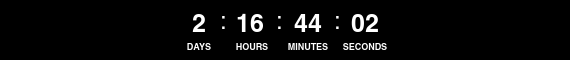 72 Hour Countdown Timer