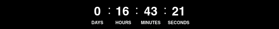 72 Hour Countdown Timer