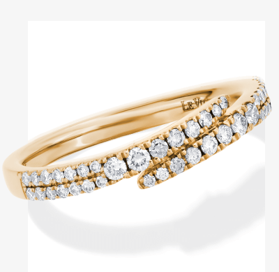 Le Vian Good Karma Diamond Wrap Ring 1/3 ct tw 14K Honey Gold.