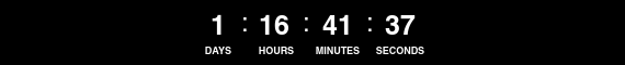 72 Hour Countdown Timer