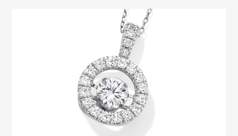 Unstoppable Love Lab-Grown Diamond Necklace 2 ct tw 10K White Gold 19