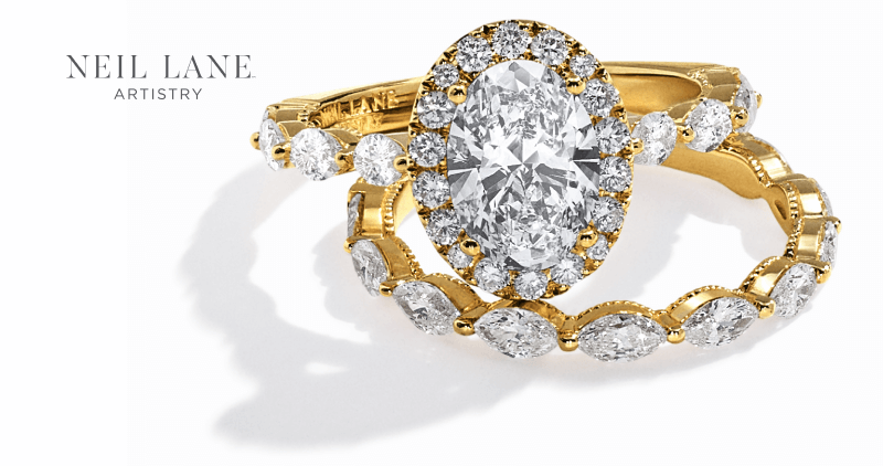 Showcase of rings by Neil Lane Artistry.