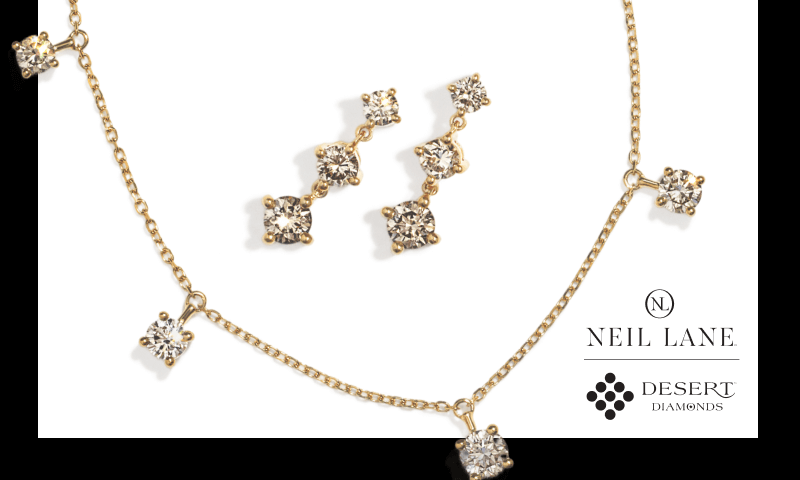 Showcase from the Neil Lane Desert Diamonds collection.