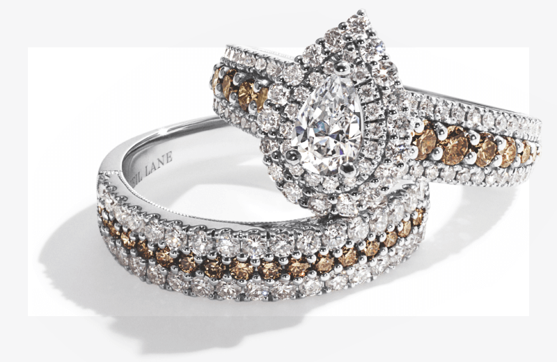 Two beautiful rings from the Neil Lane Desert Diamond Collection.