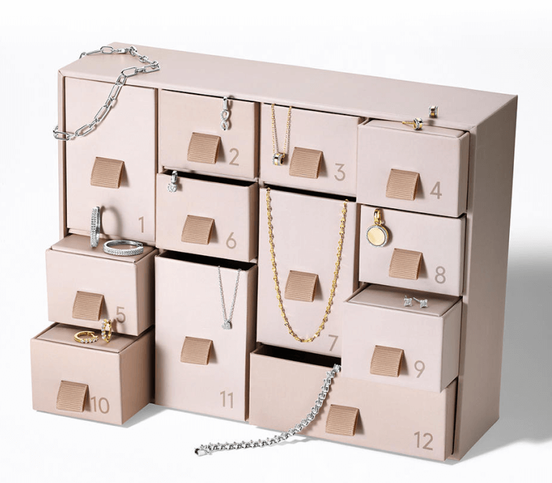 Jewelry advent calendar.