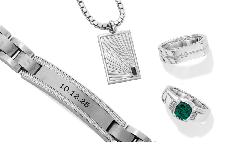 Assortment of elegant jewelry