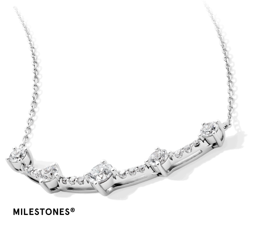 Milestones Lab-Grown Diamond Station Necklace