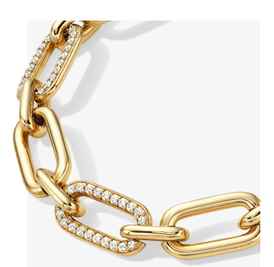 STUDIO BY KAY Lab-Grown Diamond Link Bracelet