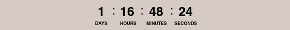 72 hr Countdown Timer