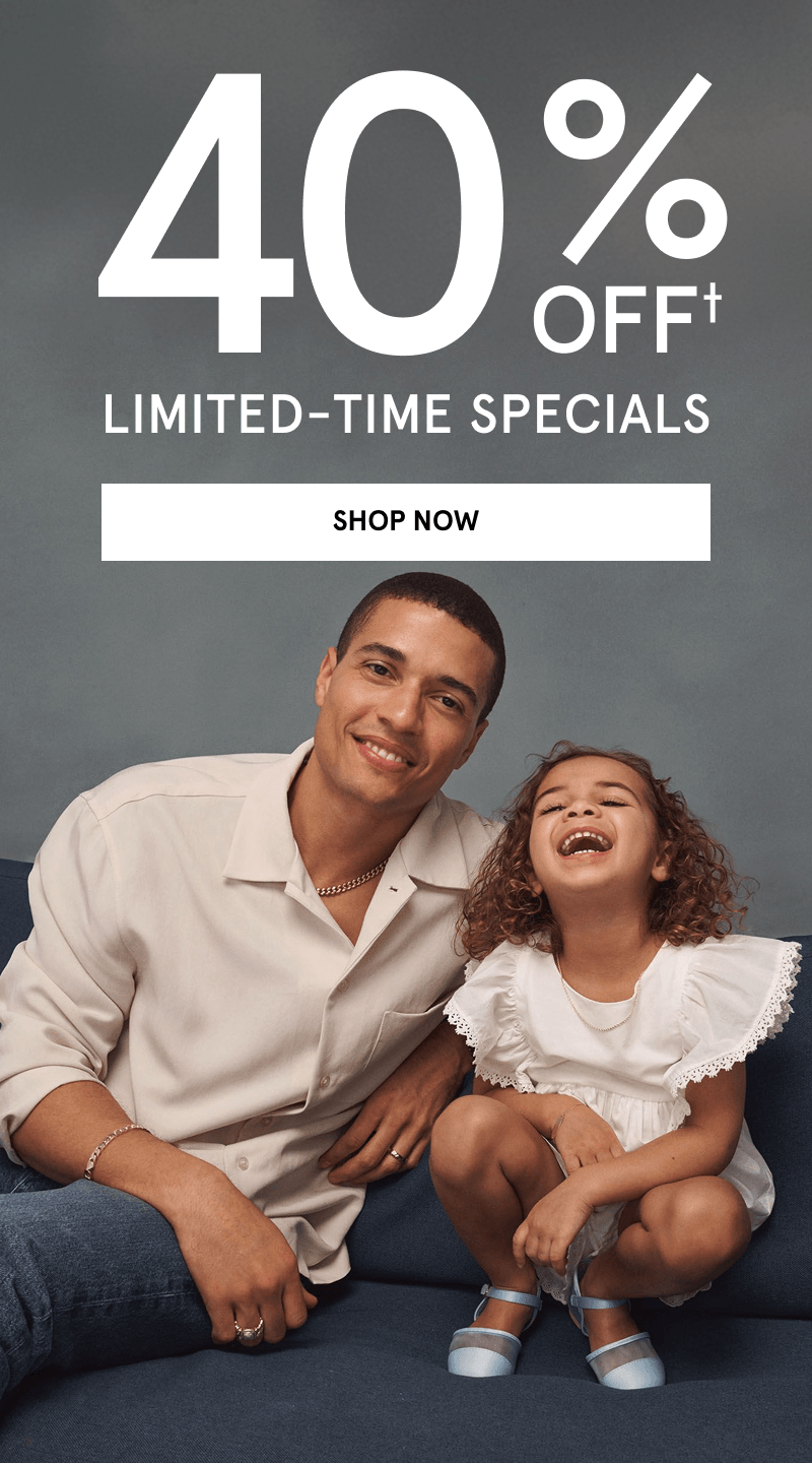 Father daughter moment. 40% off limited-time specials. Click shop now.  