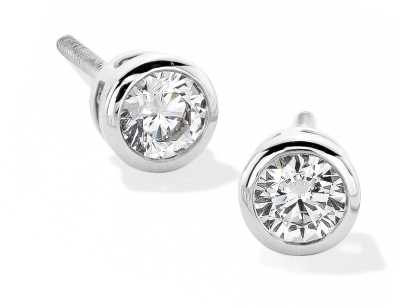 Diamond studded earrings. 