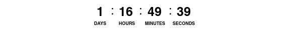 24 Hour Countdown Timer