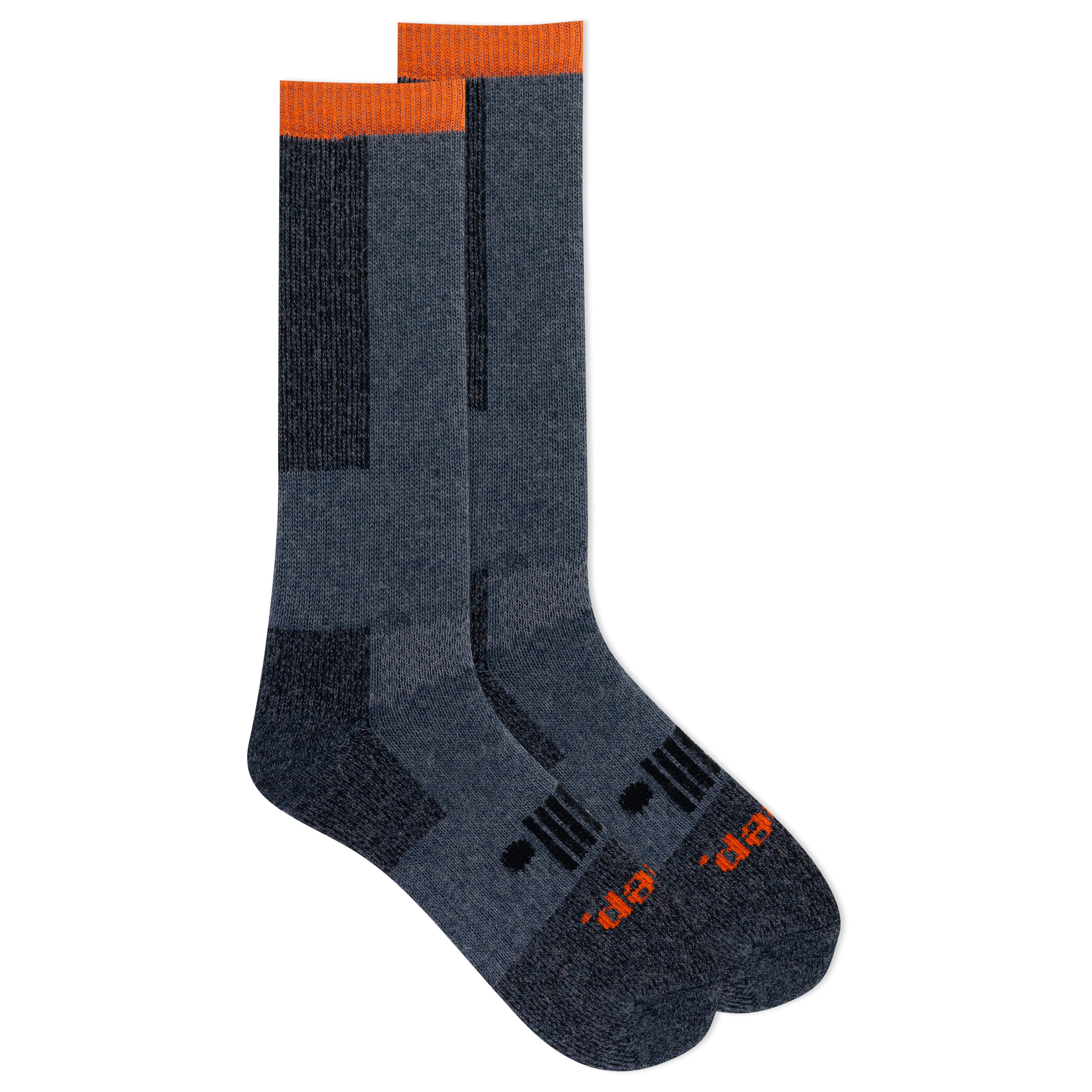 Image of Jeep® Men's Rugged Wool Blend Crew Socks Made in USA - Heavyweight, Cushioned Comfort and Blister Prevention