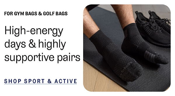 Shop sport and active socks