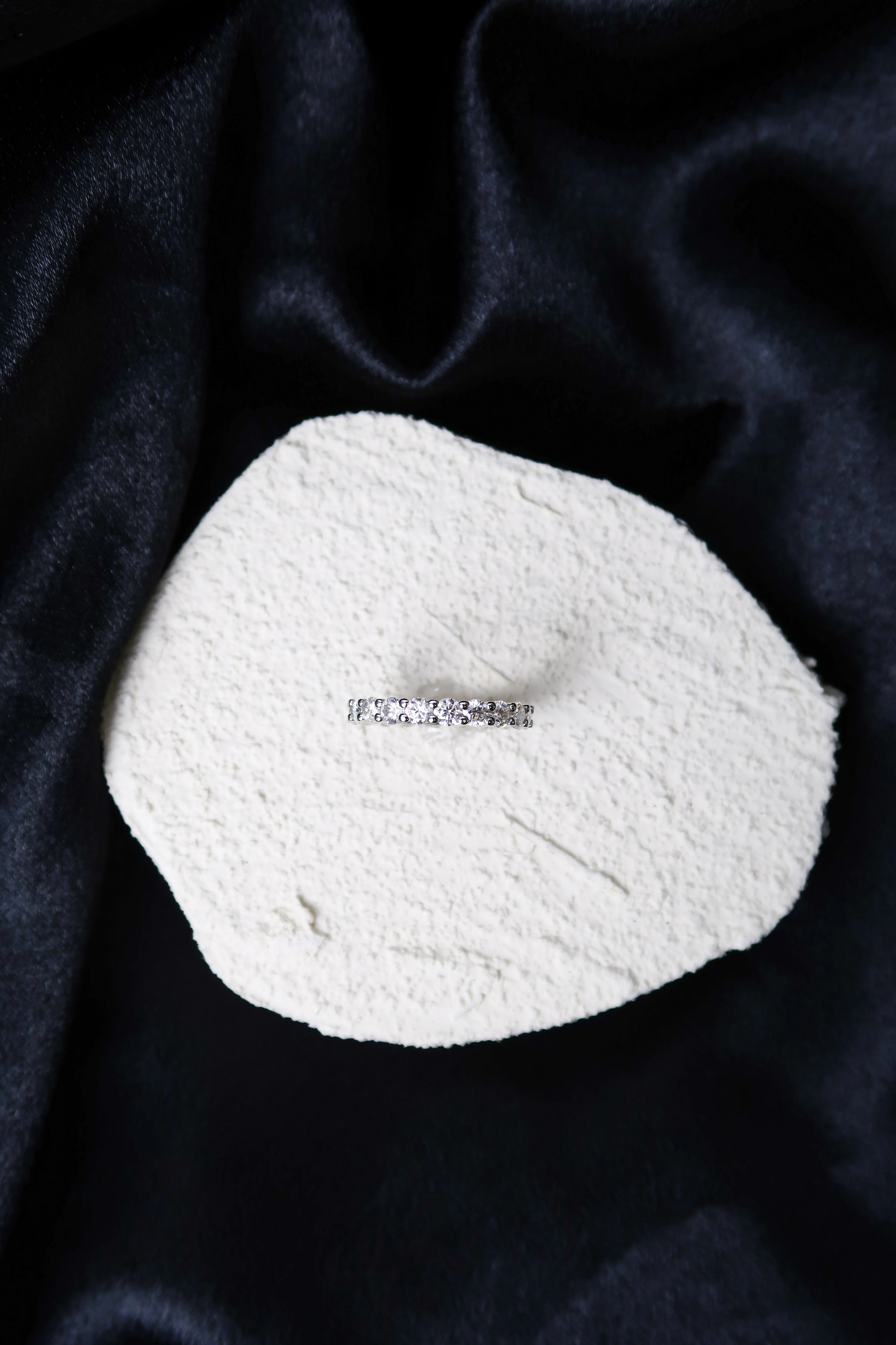 Forever Yours .925 Sterling Silver Moissanite Ring